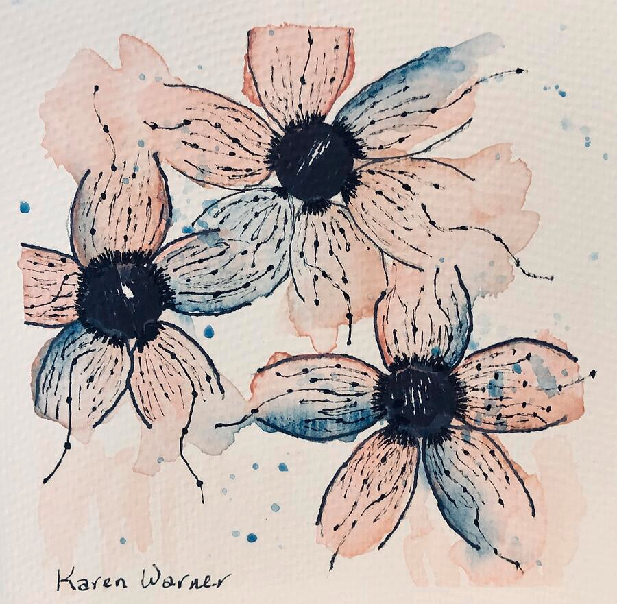 Blossoms in Ink